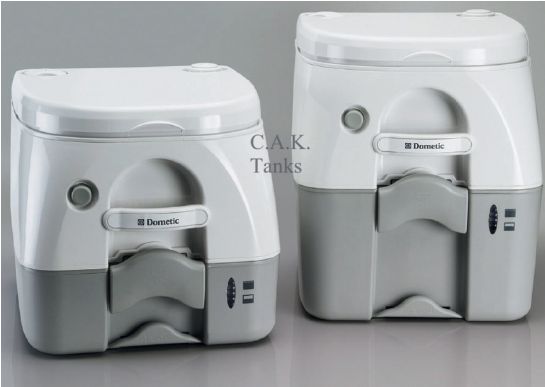 Dometic 972 Portable Toilet - Powerful Flushing at the touch of a button  without constant pumping or batteries